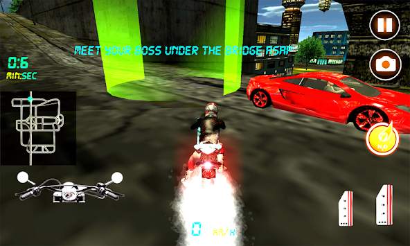 Motor Biker City Driving screenshot 7