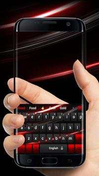Black Red Keyboard 3 تصوير الشاشة