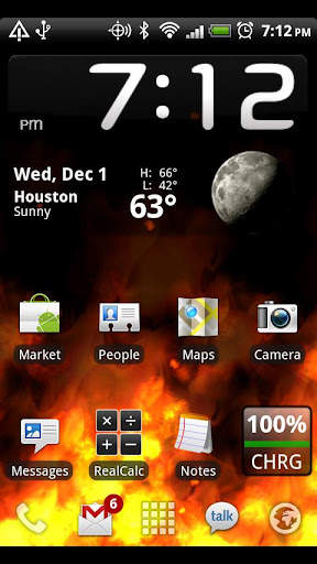KF Flames Free Live Wallpaper screenshot 1