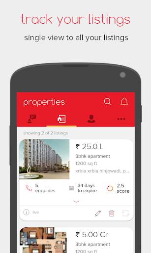 Makaan Seller App for Agents, Owners & Builders screenshot 6