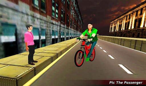 BMX Bicycle Taxi Game screenshot 6