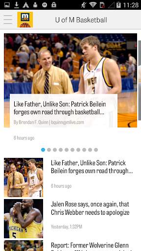 MLive.com: Michigan Hoops News screenshot 1