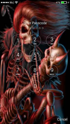 Rock Lock Screen 3 تصوير الشاشة