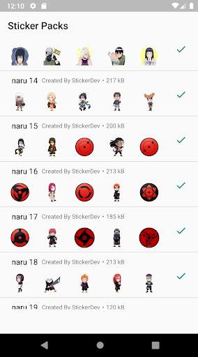 Konoha Sticker Wa screenshot 2