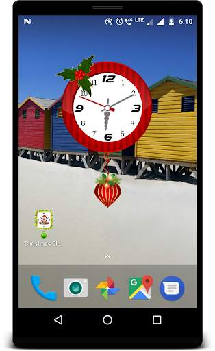 Christmas clock live wallpaper screenshot 7
