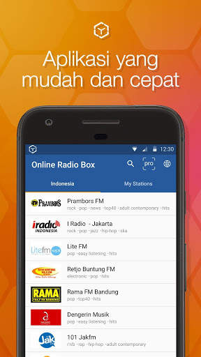 Online Radio Box - gratis screenshot 1