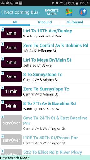 Phoenix Bus Timetable screenshot 5