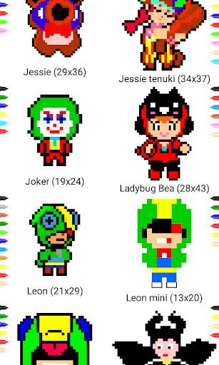 How to draw pixel characters drawing step by step screenshot 1
