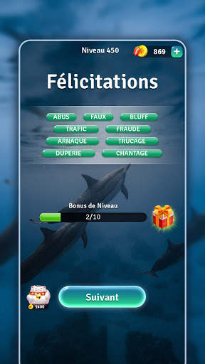 Briser des Mots：Jeu de Puzzle les Blocs de Mots screenshot 4