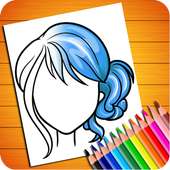 Как рисовать прическу on 9Apps