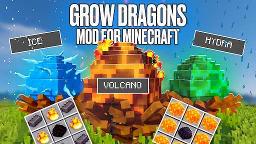 Grow Dragons Mod for Minecraft screenshot 1
