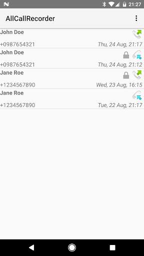 All Call Recorder screenshot 1
