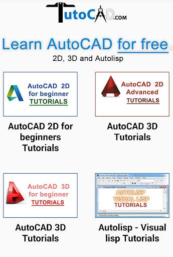 AutoCAD tutorials 2D/3D - Learn AutoCAD for free screenshot 7