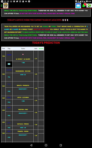 HEPTAGONS SURE BETS: BETTING TIPS screenshot 7