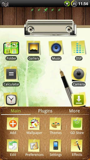 Work Desk GO Launcher EX Theme screenshot 6
