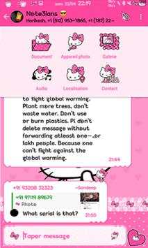 pink theme WA new 2018 for android 2 تصوير الشاشة