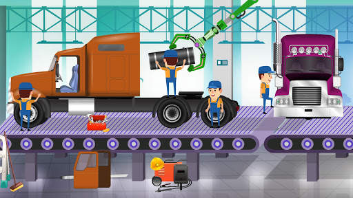 Truck Maker Factory: Build Car, Buses in Garage screenshot 2