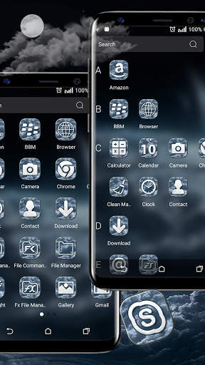 Cloudy Sky Launcher Theme screenshot 2