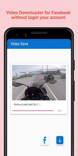 Video downloader for Facebook without login screenshot 1