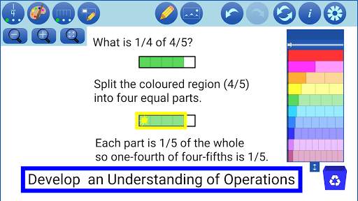 Fraction Strips by mathies screenshot 4
