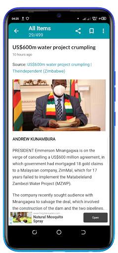 ZIMBABWE NEWS - Breaking News, Trending & Sports. screenshot 1