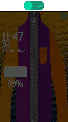 Diamond Zipper Lock Screen screenshot 5