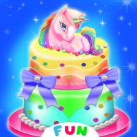 Unicorn Cooking Home - Unicorn Chef Game logo