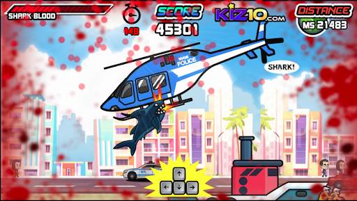 ANGRY FAT SHARK MIAMI - Shark games for adults screenshot 1