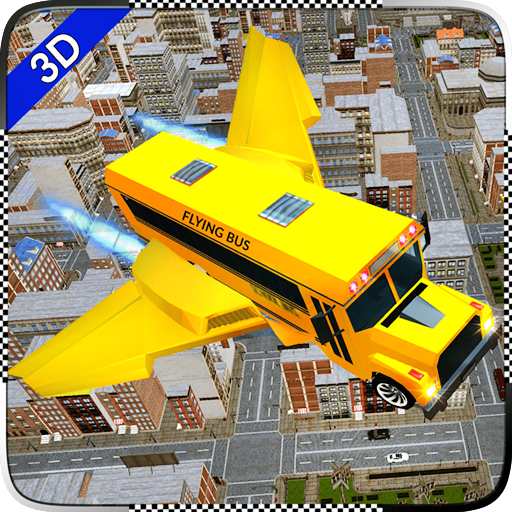 Пилот Flying Bus пилот: автобус средней школы 2018 иконка