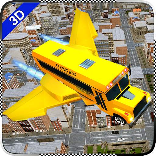 US Flying Bus pilot Transport:High School bus 2018 1.7