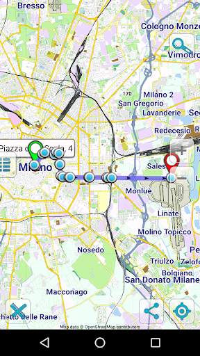 Map of Milan offline screenshot 2