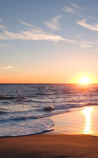 HD Beach Sunset Live Wallpaper screenshot 4