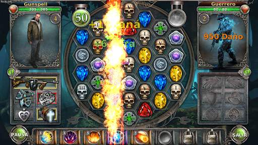 Gunspell - Match 3 RPG screenshot 1
