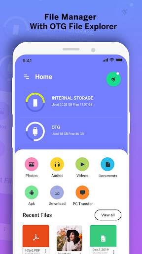 File Manager with OTG File Explorer screenshot 1