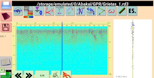 GPR. Análisis. Geo-radar. 6 تصوير الشاشة