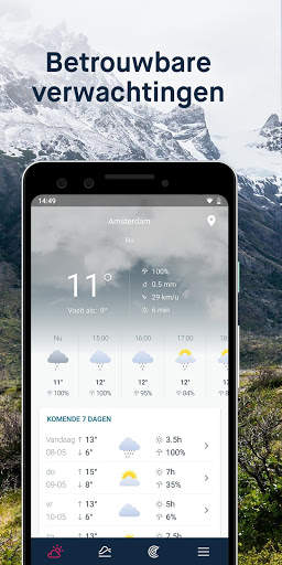 WeatherPro: Weer, Radar & Widgets screenshot 2