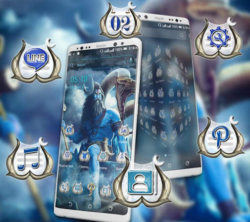 Angry Shiva Launcher Theme screenshot 4