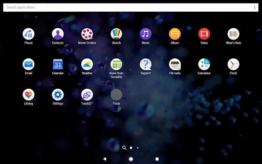 Black Theme XZ2 (live wallpaper) screenshot 8