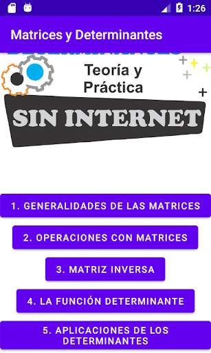 Matrices y Determinantes screenshot 1