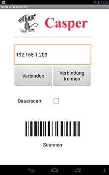 WLAN Barcodescanner Lite screenshot 1