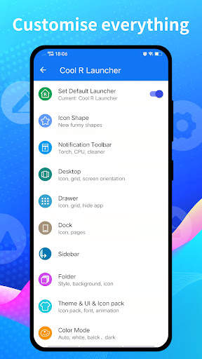 Cool R Launcher for Android 11 screenshot 8