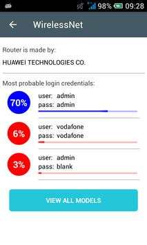 WiFi Password Scanner Free, over 4200 WiFi routers screenshot 2