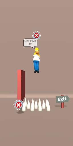 Save the Dude! - Rope Puzzle Game screenshot 1