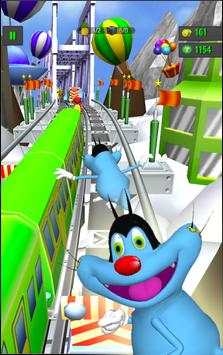 Subway Oggy Runner Dash; Cockroach Games 2018 screenshot 1