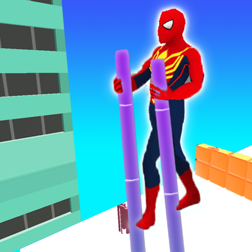 Super Hero High Stilts - Spider Race 3D Game icon
