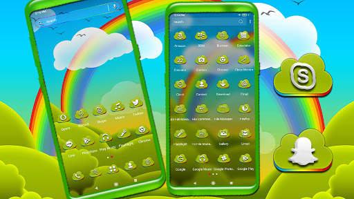 Nature Rainbow Launcher Theme screenshot 4