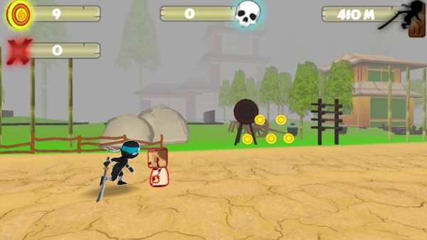 Ninja vs Zombie runner screenshot 2