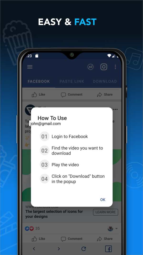 Video Downloader for Facebook - HD Video - 2020 screenshot 4