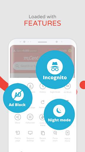 mCent Browser—Pelayaran Lebih Pintar screenshot 5