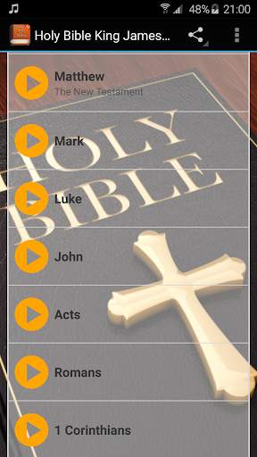 Holy Bible King James Audio скриншот 3